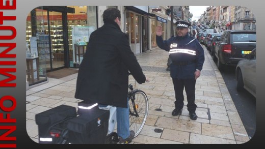 Cyclistes en ville : attention aux contraventions