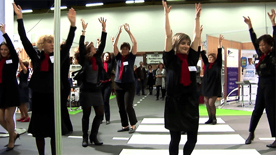 Flashmob "Agir avec Elles en Beaujolais"