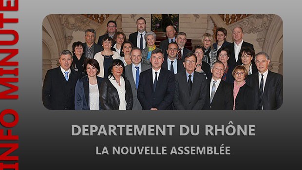 Rhône : la nouvelle assemblée départementale
