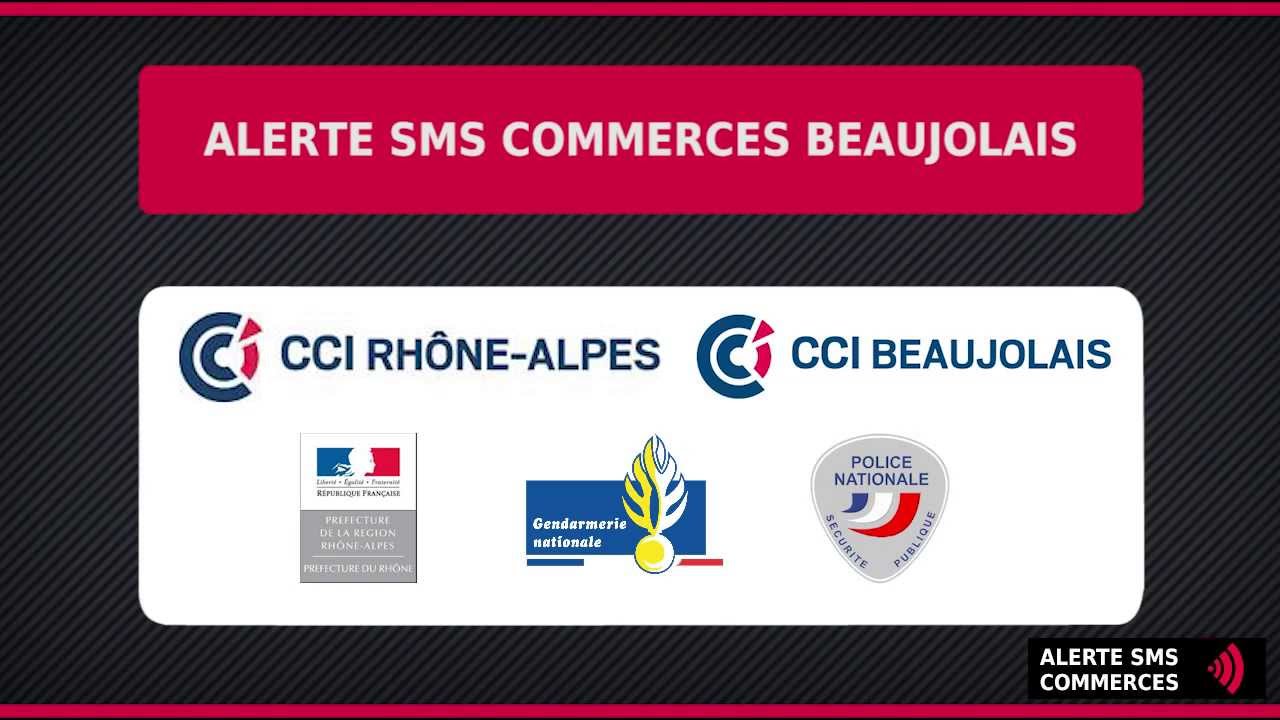 Alerte SMS Commerces Beaujolais