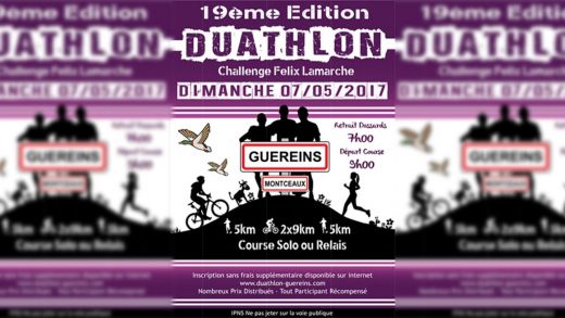 DUATHLON DE GUEREINS EDITION 2017