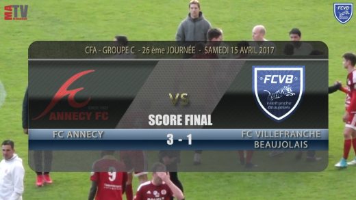 Foot – ANNECY – FCVB 15/04/2016