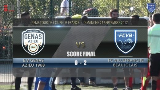 Foot – Coupe de France – Genas – FCVB