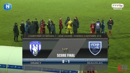 Foot - Drancy vs FCVB 23/11/2018