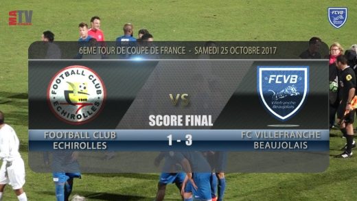 Foot – Echirolles / FCVB – 6ème tour de Coupe de France