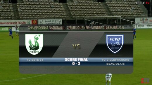 Foot - FC Sète 34 vs FCVB 26/03/2021