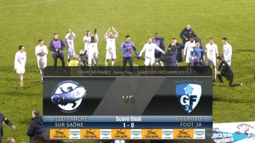 Foot - FCVB - Grenoble Foot 38 Coupe de France 05 12 2015