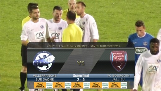 Foot - FCVB Villefranche / Bourgoin-jallieu 10/10/2015