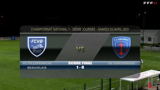 Foot - FCVB vs US Concarneau 03/04/ 2021