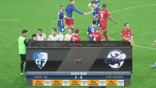 Foot - Grenoble Foot 38 /  FCVB Villefranche  03-10-2015