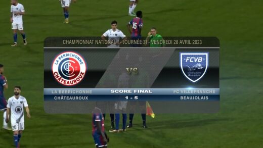Foot - La Berrichonne Châteauroux vs  FCVB 28/04/2023