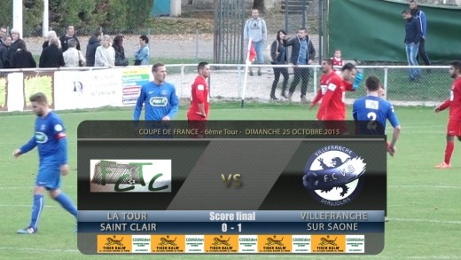 Foot - La tour saint Clair - FCVB Coupe de France 25/10/2015