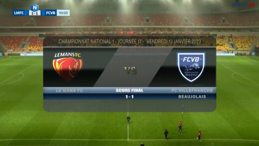 Foot - Le Mans FC vs FCVB 13/01/2023