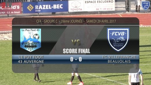 Foot – LE PUY – FCVB 29/04/2016