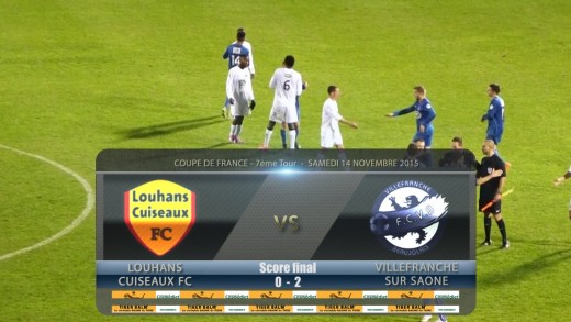 Foot - Louhans - Cuiseaux - FCVB 7ème tour Coupe de France 14 11 2015