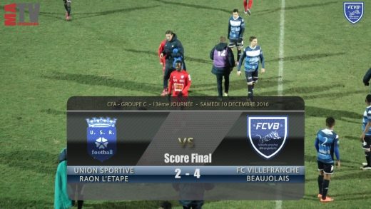 Foot – RAON L’ETAPE – FCVB 10/12/2016