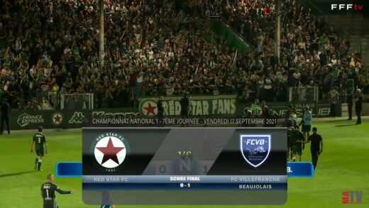 Foot - Red Star vs FCVB 17/09/2021