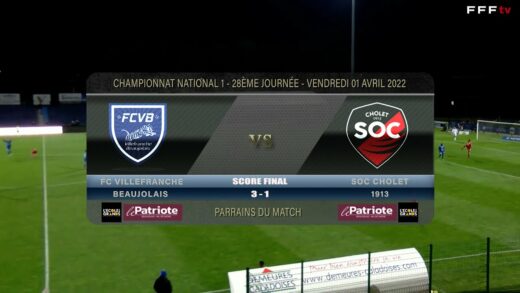 Foot - Résumé FCVB vs SOC Cholet  01/04/2022
