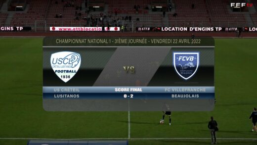 Foot - US Créteil vs FCVB 22/04/2022
