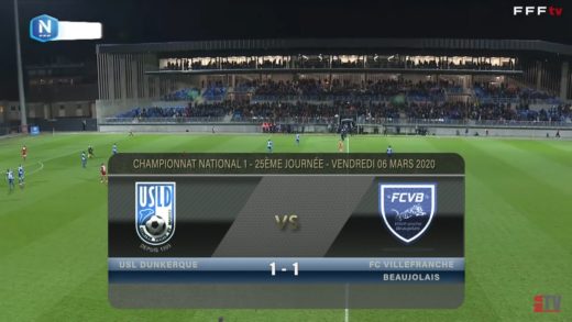 Foot - USL Dunkerque vs Villefranche