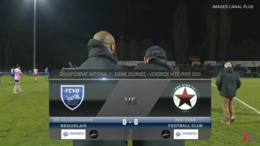 Foot - Villefranche vs Red Star FC 14/02/2020