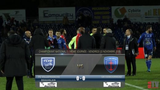 Foot - Villefranche vs US Concarneau 22/11/2019