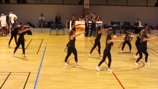 Gymnastique – Les Cheerleaders de Fémina Gymnique en démontration