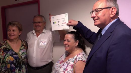 Inauguration d'un parcours de marche à l’Hôpital Nord Ouest de Trévoux