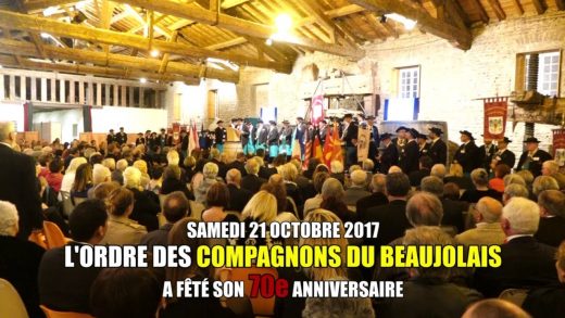 Les Compagnons du Beaujolais fêtent leur 70e anniversaire