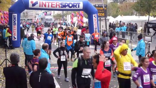 Marathon du Beaujolais – La ligne d’arrivée