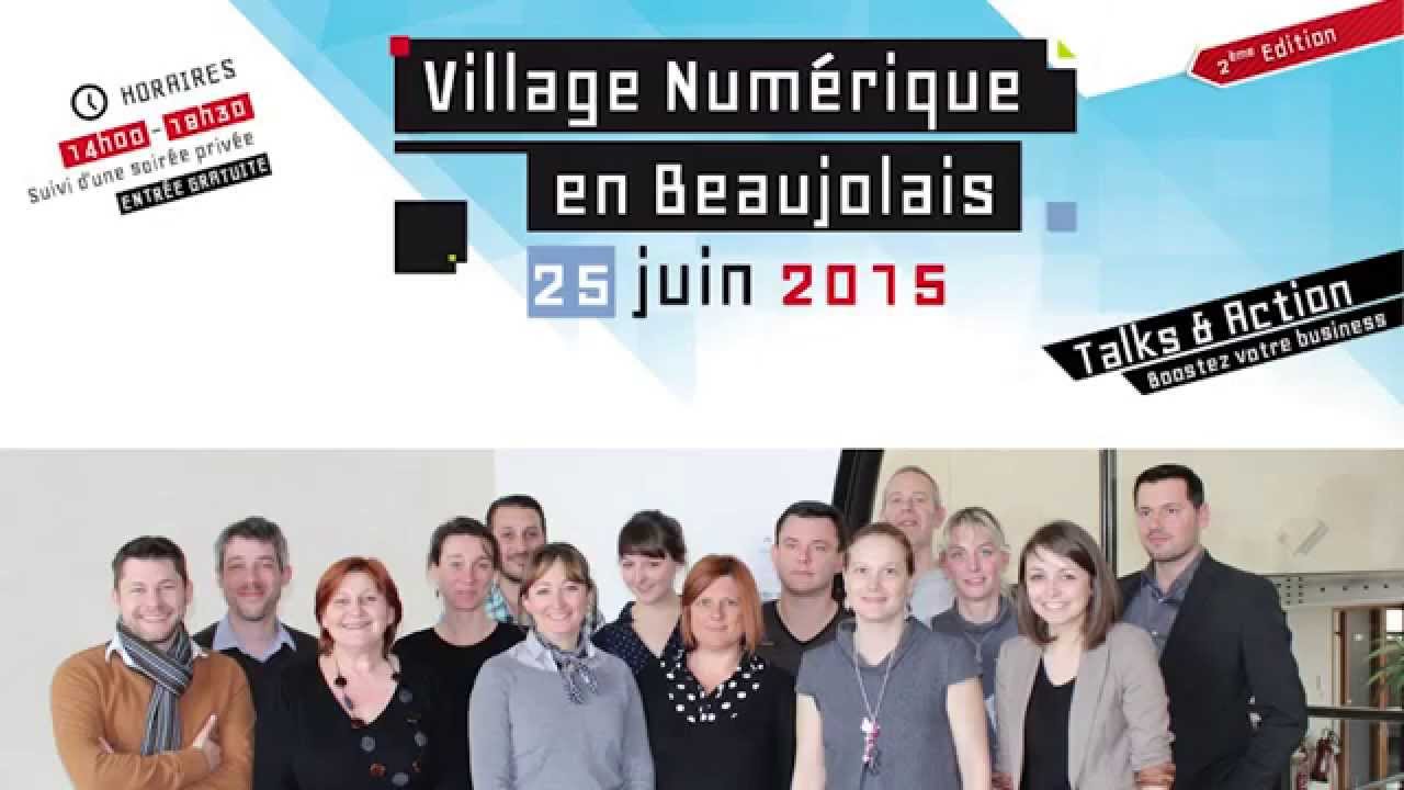 Rendez-vous au Village Numérique en Beaujolais le 25 juin