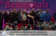 Départ du Marathon du Beaujolais 2018 Facebook Live