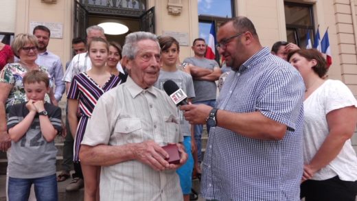 Réception en l'honneur d'Antonin Rolland en mairie de Villefranche