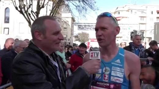 Arrivée du Marathon International du Beaujolais 2014