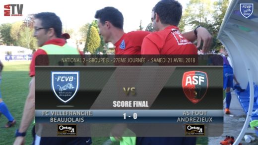 Foot - FCVB vs Andrézieux 27ème journée