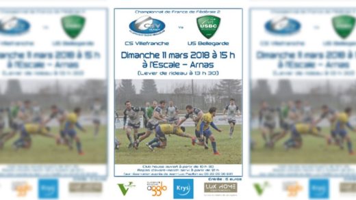 Rugby – CS Villefranche vs US Bellegarde